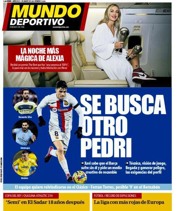 Barcelona busca reemplazo para Pedri. (Mundo Deportivo)