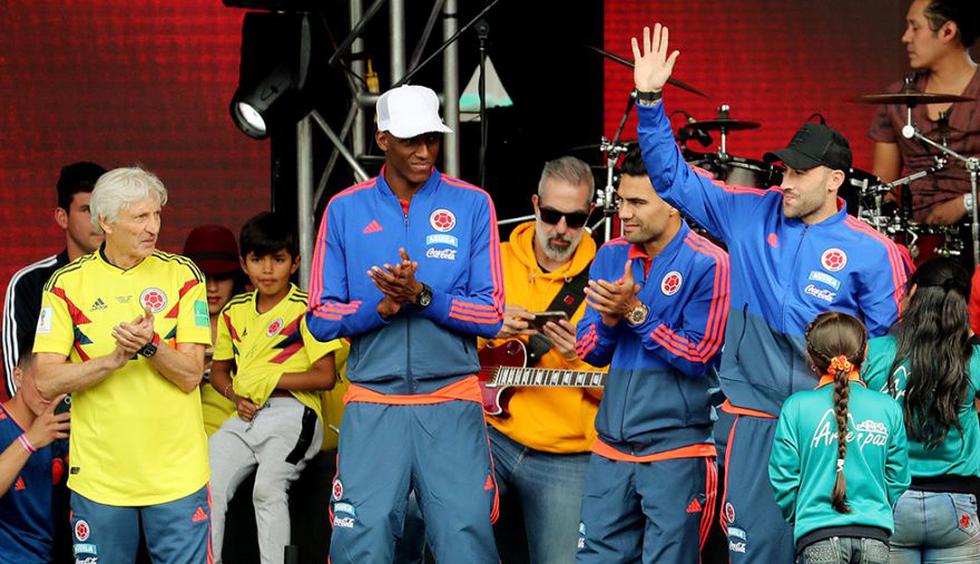 Colombia tuvo el emotivo recibimiento en Bogotá tras eliminación en Rusia