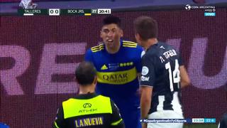 A las duchas: Ramírez fue expulsado en Boca vs. Talleres tras amarillas en menos de 5′ [VIDEO]