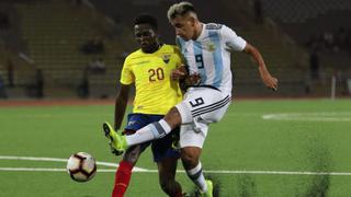 Silencio en San Marcos: Argentina cayó 4-1 ante Ecuador en la última fecha del Sudamericano Sub 17