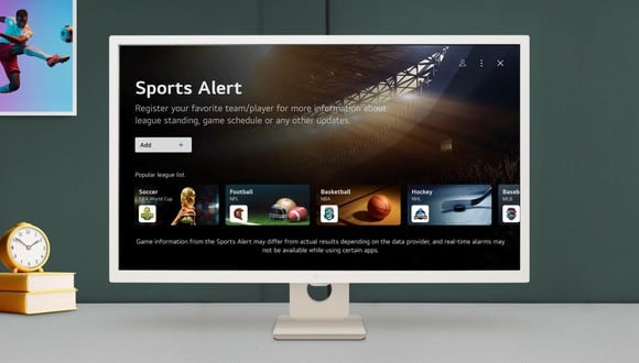 Los monitores estarán disponibles a partir de noviembre de 2023 (Difusión)