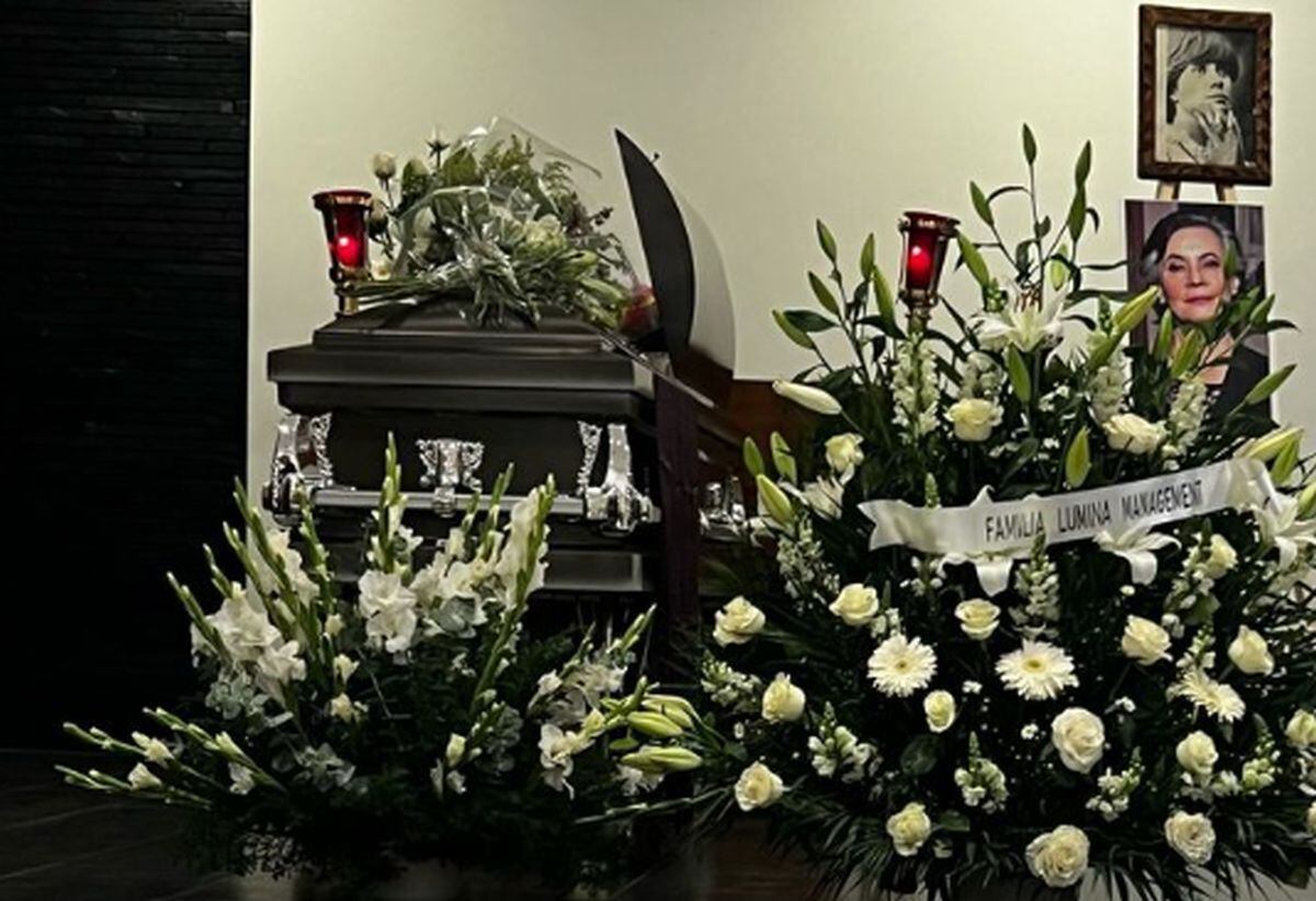 Velan restos de la actriz (Foto: María del Carmen Farías / Instagram)