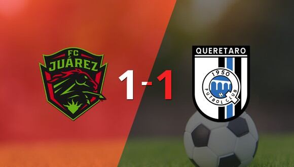 Empate a uno entre FC Juárez y Querétaro