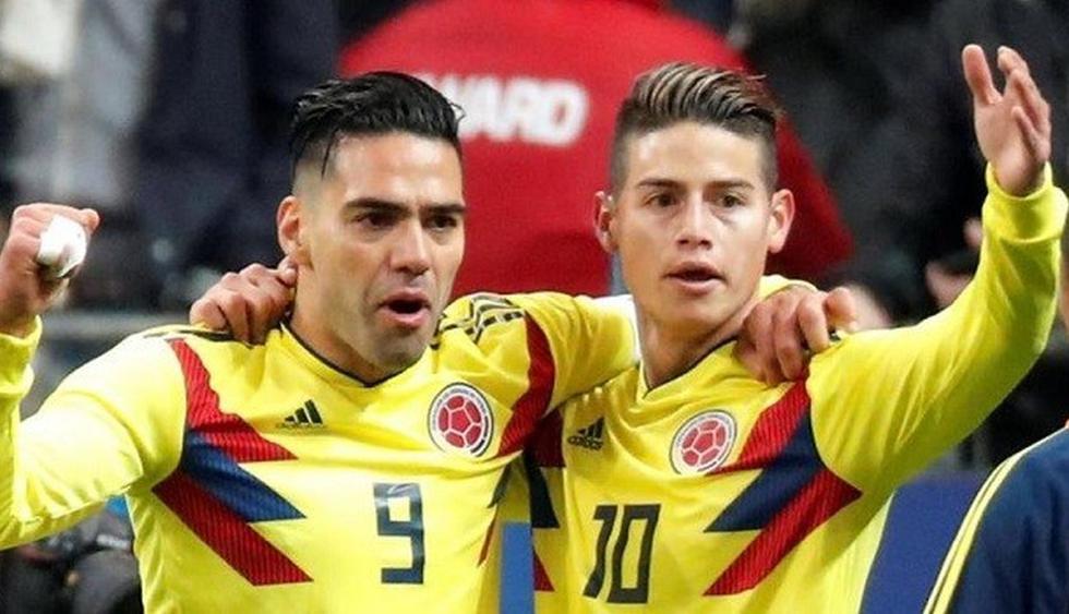 Con James Rodríguez y Radamel Falcao, Colombia enfrentará a la Selección Peruana. (Foto: El Pilon)