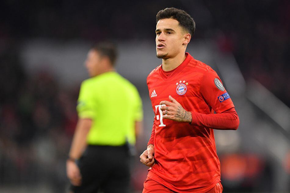Coutinho llegó al Bayern cedido del Barcelona y su valor bajó de 145 'kilos' a 80. (Getty)