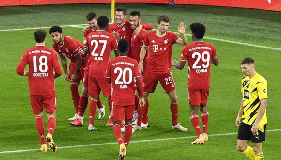 Bayern Munich venció a Dortmund por la Bundesliga. (Foto: AFP)