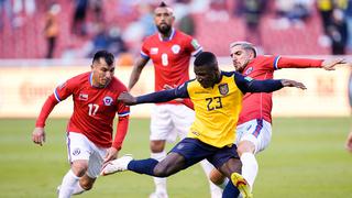 Con uno menos, Ecuador empató sin goles ante Chile en Quito por las Eliminatorias 2022