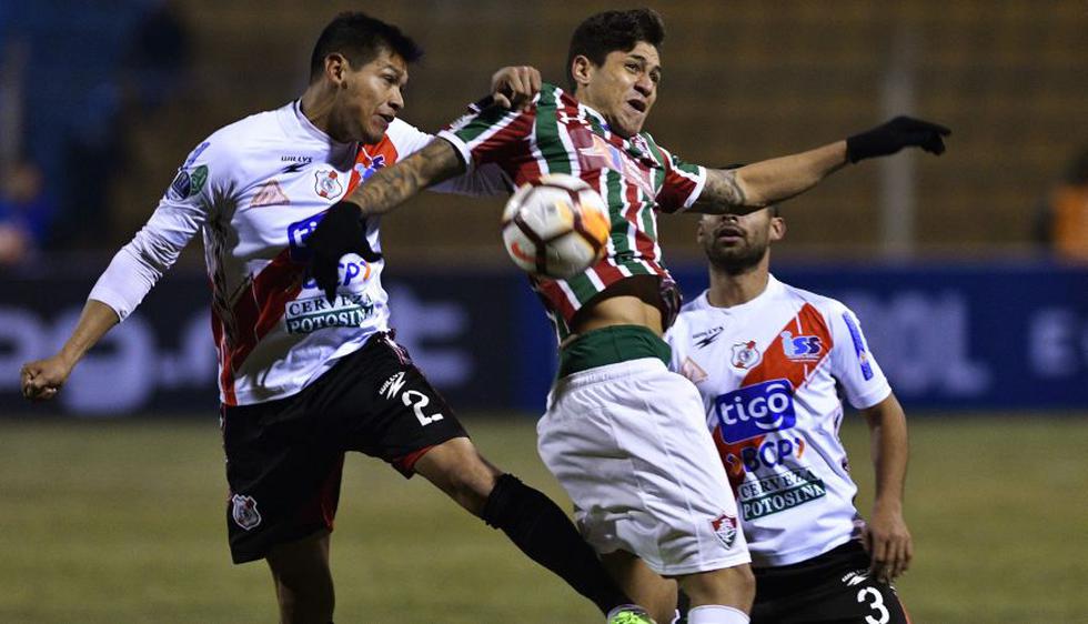 Nacional de Potosí vs. Fluminense por la Copa Sudamericana 2018. (AFP / Reuters)