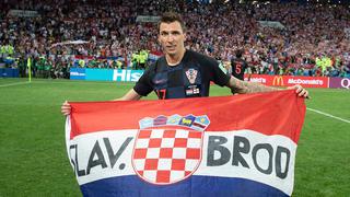 Adiós, crack: Mario Mandzukic anunció su retiro de la selección de Croacia tras el Mundial 2018