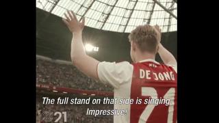 Lo espera el Barça: el emotivo video con el que De Jong se despidió del Ajax y de sus hinchas