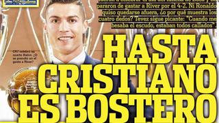 Cristiano es bostero: la portada que ironiza sobre su cuarto Balón de Oro