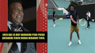 Ronaldo Nazário ‘El Fenómeno’: “Ahora amo más el tenis que el fútbol” | VIDEO