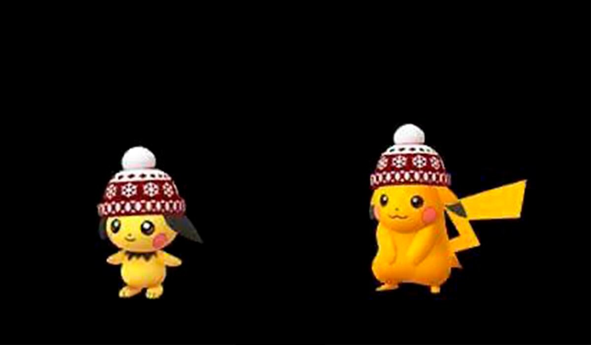 También llegará Pichu y Raichu con gorra navideña. (Foto: Nintendo)
