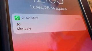 El truco para que la pantalla de tu móvil no se prenda cuando recibes un mensaje de WhatsApp