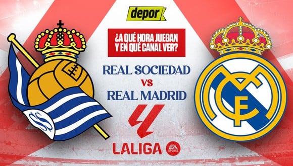 Real Madrid y Real Sociedad juegan por la fecha 33 de LaLiga. (Diseño: Depor)