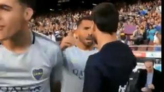 Amigos y rivales: el afectuoso abrazo entre Messi y Tevez previo a la competición Joan Gamper
