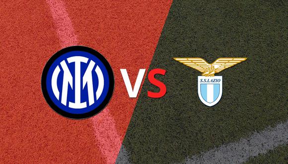 Al comienzo del segundo tiempo Inter y Lazio empatan 1-1