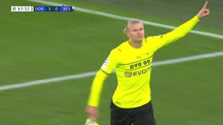 Máquina de goles: Haaland marcó doblete en el Dortmund vs. Besiktas [VIDEO]