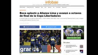 Alianza Lima vs. Boca Juniors: lo que dijo la prensa argentina sobre la goleada en la Bombonera [FOTOS]