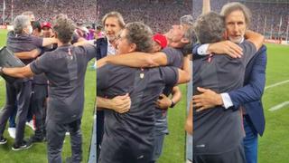 El abrazo de todo un país: Ricardo Gareca y el gesto con los integrantes del comando técnico