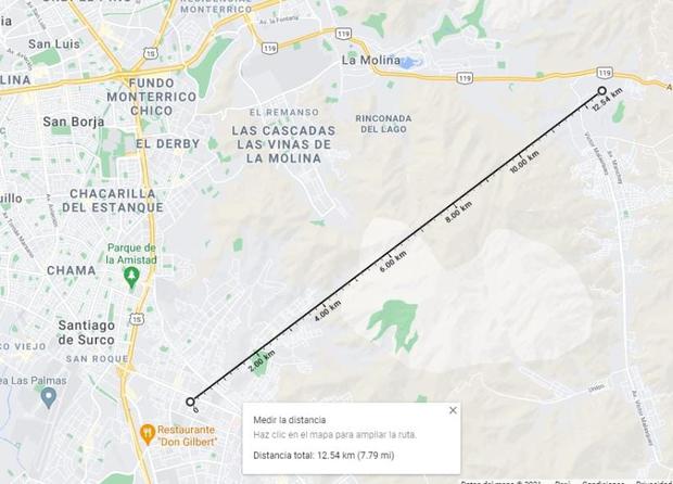 Deportes Montgomery Fuera de servicio Google Maps: así puedes medir los kilómetros que hay entre dos países de  cualquier parte del mundo | Android | iOS | iPhone | Aplicaciones | Apps |  Smartphone | Celulares 