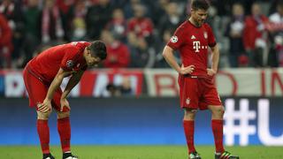 Bayern Munich: los rostros de frustración tras la eliminación en Champions