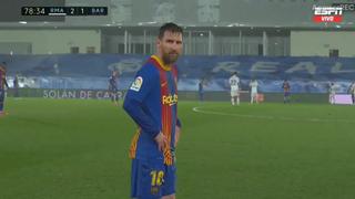 Se congeló: Lionel Messi fue captado temblando de frío en el Real Madrid vs. Barcelona [VIDEO]
