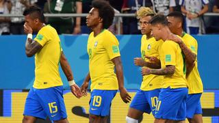 Lloran el empate: las quejas de los cracks de Brasil contra el árbitro por el gol de Suiza en Rostov