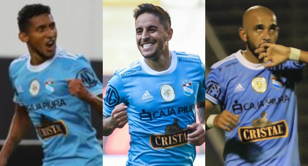 Los goleadores de Sporting Cristal en 2021. (Foto: Liga 1)