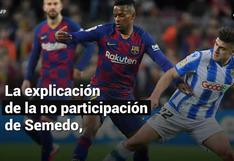 Nelson Semedo no entrenó con el FC Barcelona tras incumplir los protocolos de LaLiga