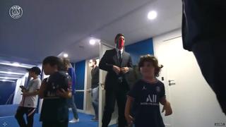 Con la banda: así fue la llegada de los Messi a la presentación oficial en el PSG