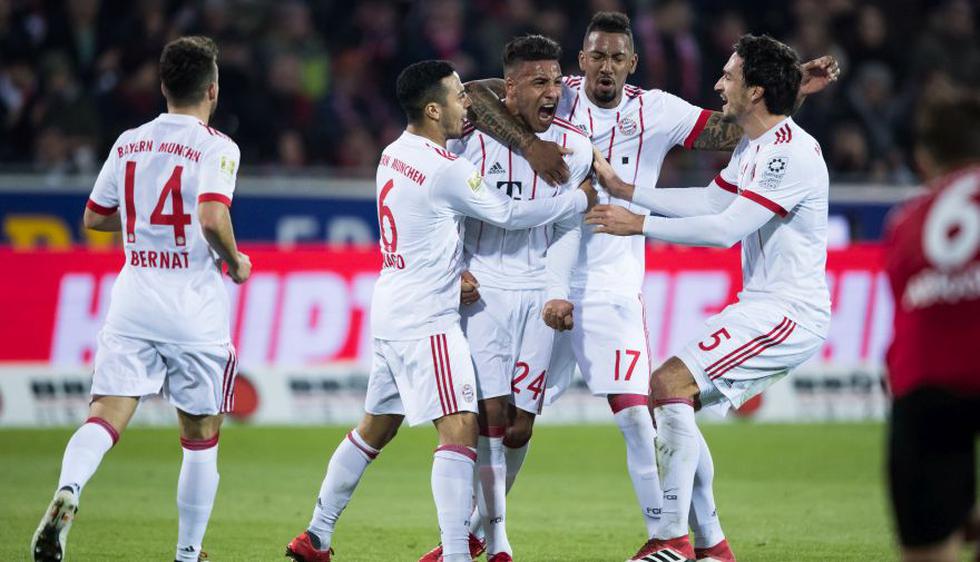 Bayern Munich goleó 4-0 a Friburgo por Bundesliga (Foto: Getty Images).