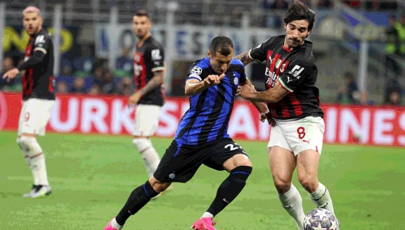 Inter y AC Milan juegan por la vuelta de las semifinales de la Champions League. (Foto: EFE)
