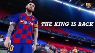 Lionel Messi aparecerá en la portada del PES 2020: mira el espectacular tráiler del juego | VIDEO