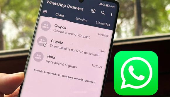 WhatsApp: así se vería herramienta para fijar cinco chats como favoritos. (Foto: MAG - Rommel Yupanqui)