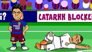 Barcelona vs. Real Madrid: genial parodia animada del Clásico español