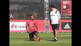 André Carrillo: así fue el primer de entrenamiento con el Benfica (FOTOS)
