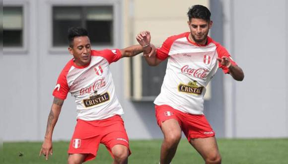 Christian Cueva y Carlos Zambrano han jugado juntos en la Selección Peruana. (Foto: Selección Peruana)