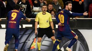 Comentaristas de Barcelona alucinaron porque no validaron gol de Messi al Valencia [VIDEO]