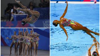 ¡A ritmo de música nacional! Equipo peruano se lució con rutina en la final de natación artística en Lima 2019