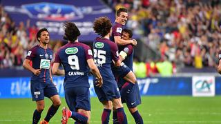 ¡Grito de campeón! PSG venció 2-0 a Les Herbiers en el Stade France y levantó la Copa de Francia 2018