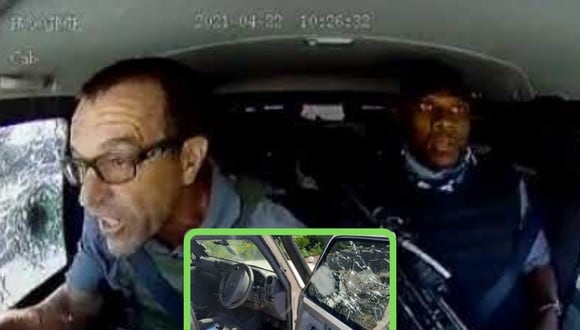 Un video viral tiene como protagonista al conductor de un vehículo blindado con nervios de acero al frustrar un robo a todo velocidad. | Crédito: FUNKER350 / YouTube / @AfricanCrazy20 / Twitter