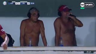 Temperatura de 40°: narradores de Superliga Argentina terminaron semidesnudos ante insoportable calor en cabina [VIDEO]