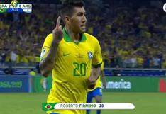 90% gol de Gabriel Jesus: Roberto Firmino puso el 2-0 de Brasil ante Argentina por 'semis' de Copa América [VIDEO]