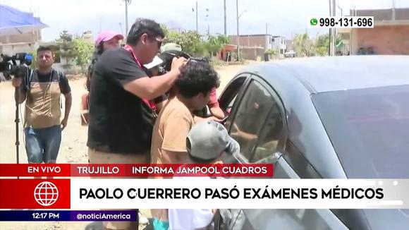 Paolo Guerrero pasó por exámenes medicos