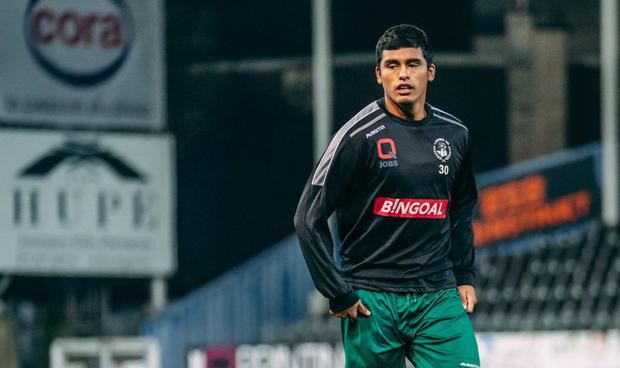 Kluiverth Aguilar sigue sin poder adaptarse al fútbol belga, aunque podría seguir en Lommel SK. (Foto: Agencias)
