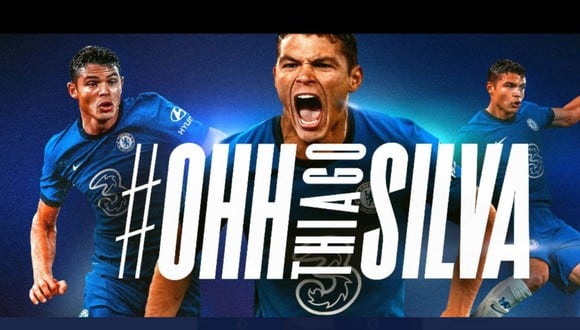 El Chelsea ha anunciado este viernes el fichaje del defensa internacional brasileño Thiago Silva, de 35 años. (Chelsea)