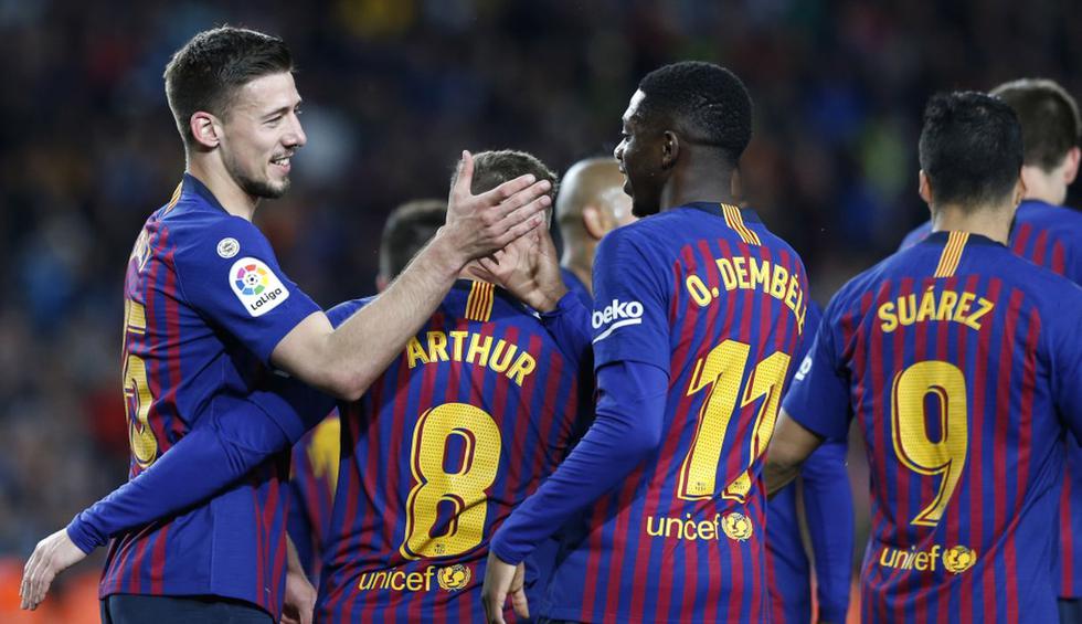 Con goles de Lenglet y Alba, Barcelona ganó a Real Sociedad por fecha 33 de Liga Santander 2019 en el estadio Camp Nou.