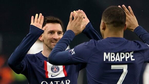 Kylian Mbappé y Lionel Messi jugaron dos temporadas juntos en el PSG: de 2021-2023. (Foto: Getty Images)