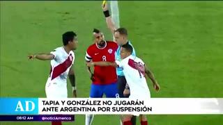 Renato Tapia y Christofer Gonzáles se perderán duelo con Argentina por acumulación de tarjetas